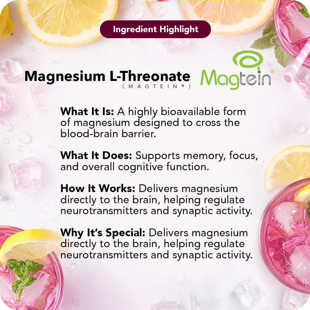 Creatine + Magnesium L-Threonate (Magtein®)